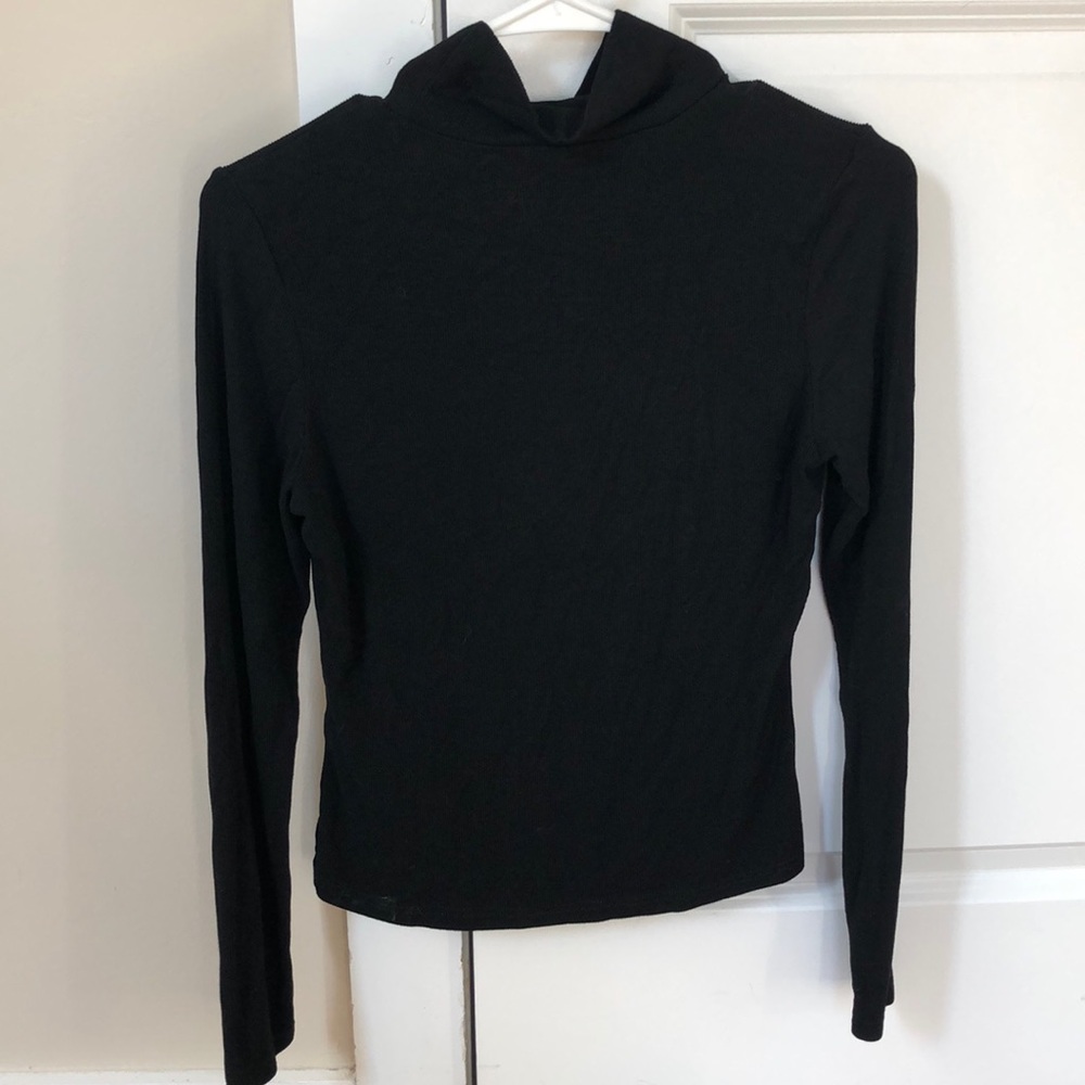 Lulus black mock neck long sleeve